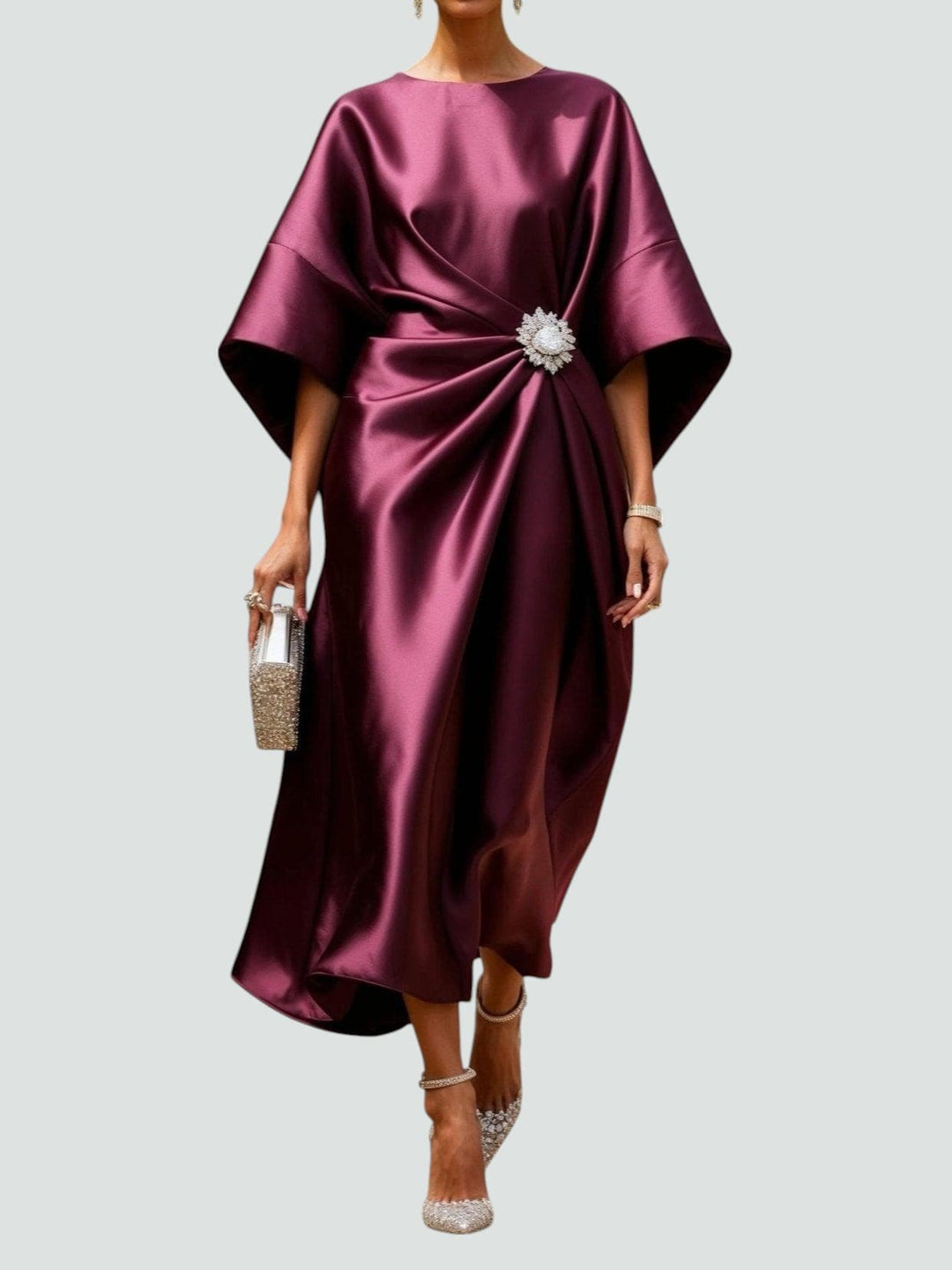 Estelle™ – CLASSIC FULL-LENGTH DRESS WITH RADIANT ALLURE Eliva DE