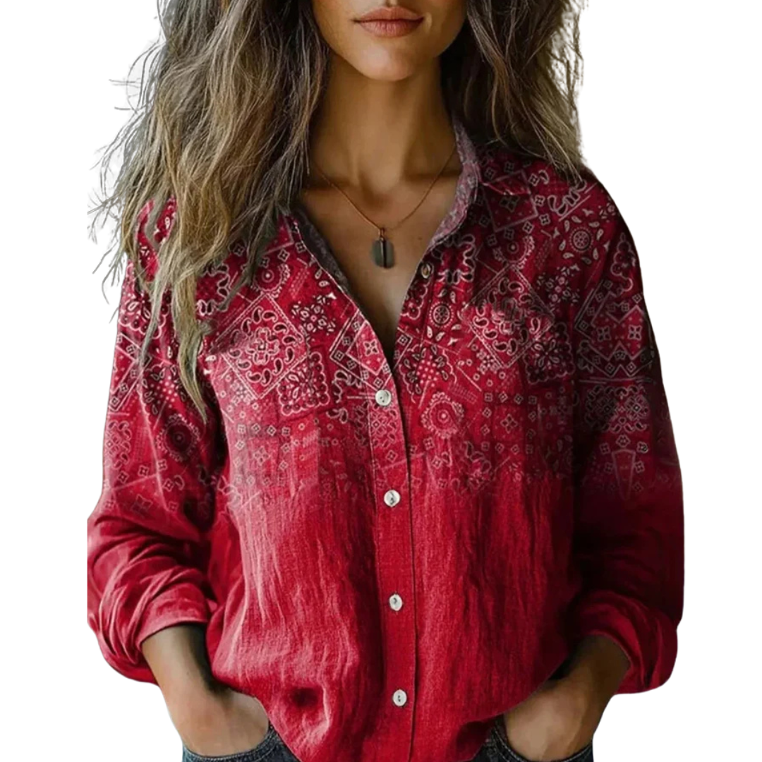 Olivia&Grace™ | Odette - Vintage Blouse Olivia&Grace