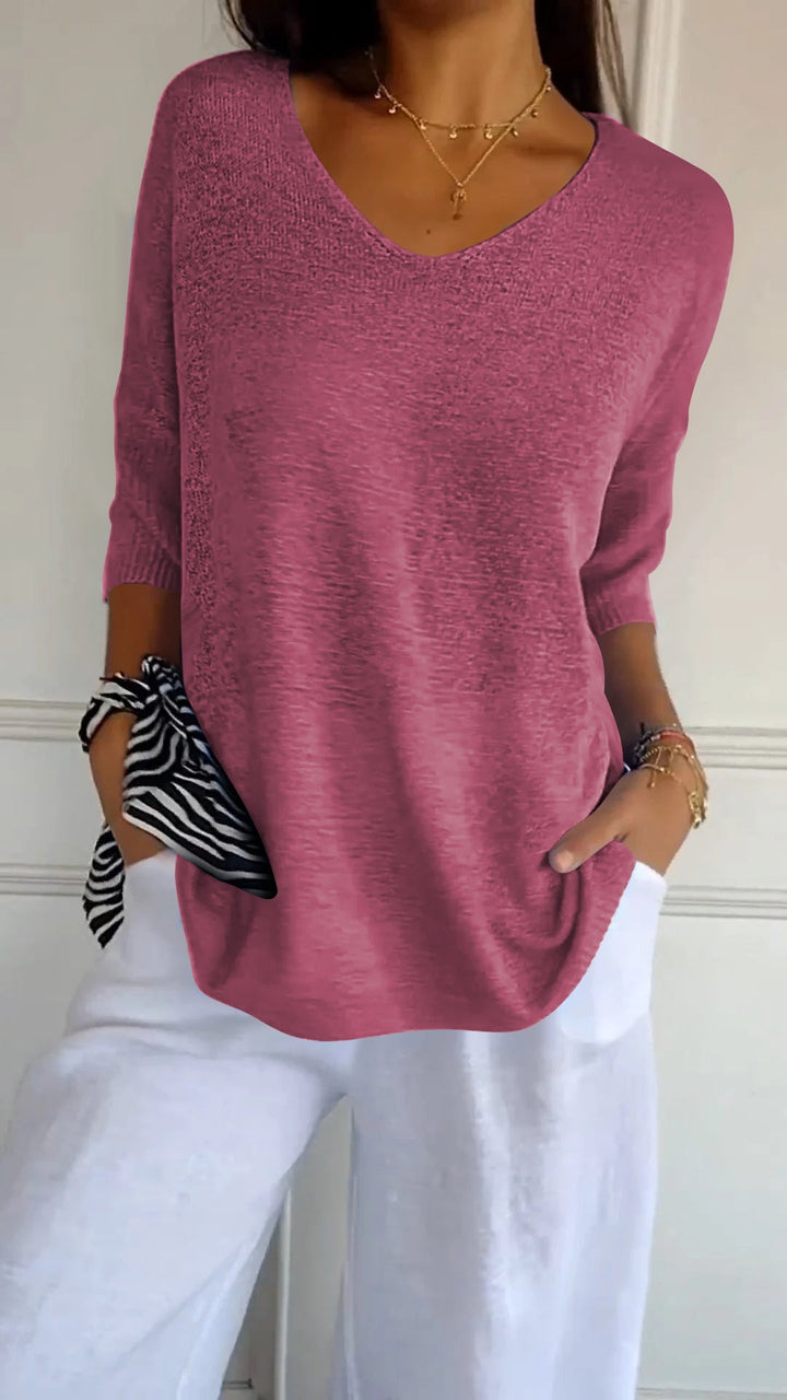Jill | Timeless V-Neck Top Clarkson Toronto