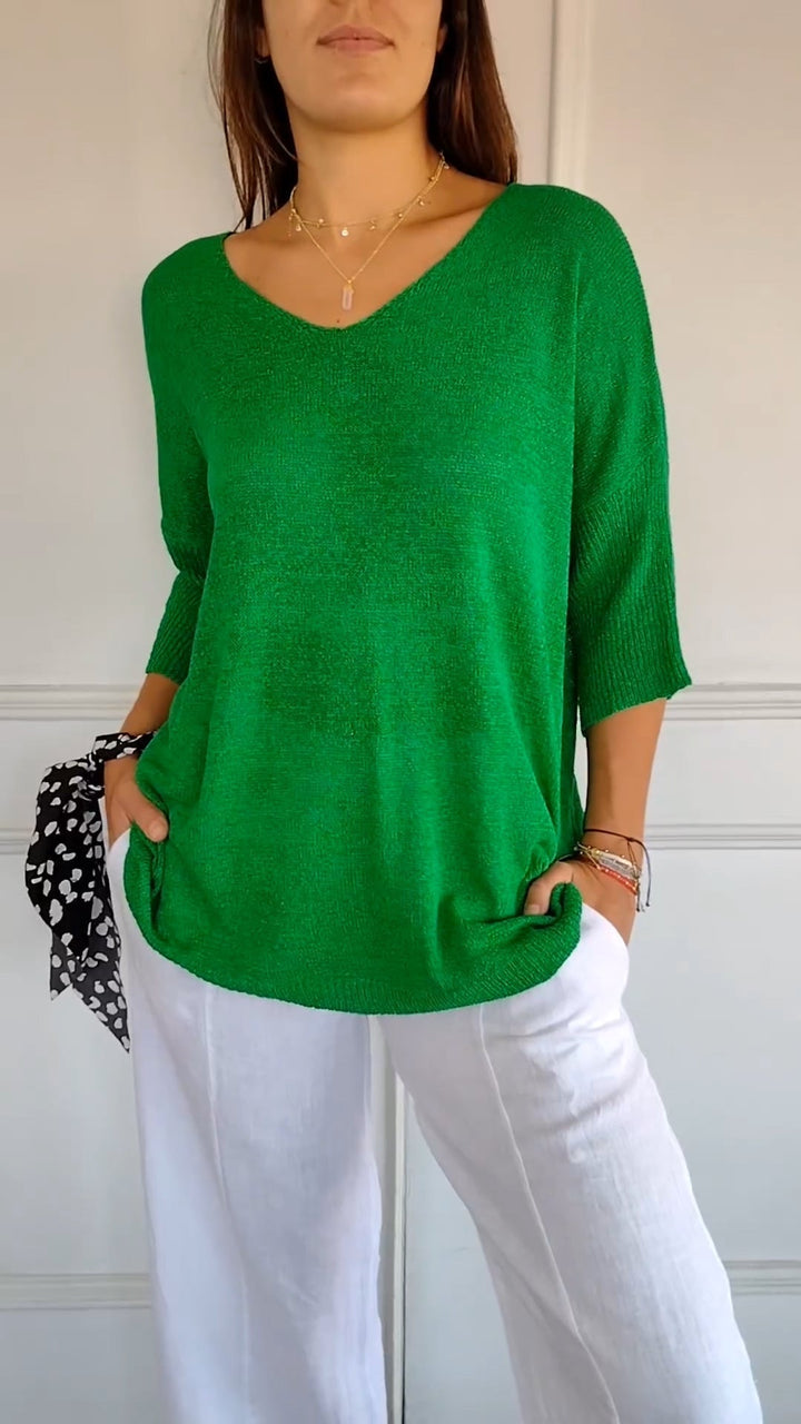 Jill | Timeless V-Neck Top Clarkson Toronto