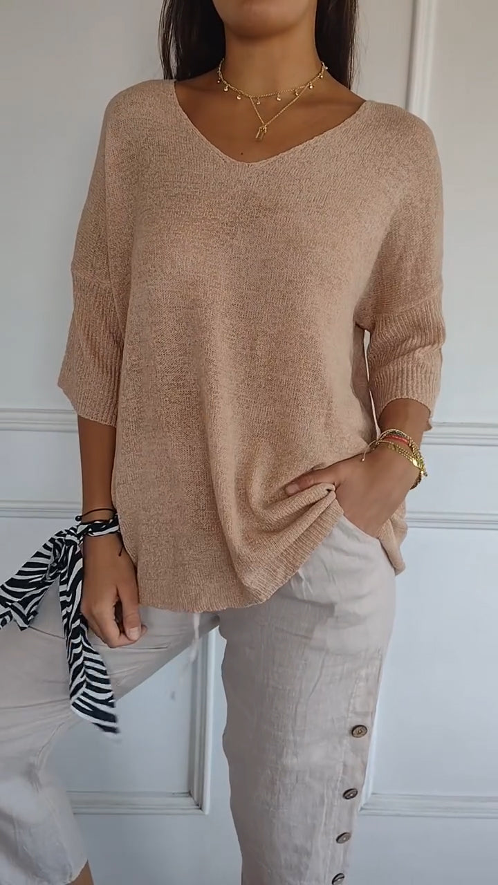 Jill | Timeless V-Neck Top Clarkson Toronto