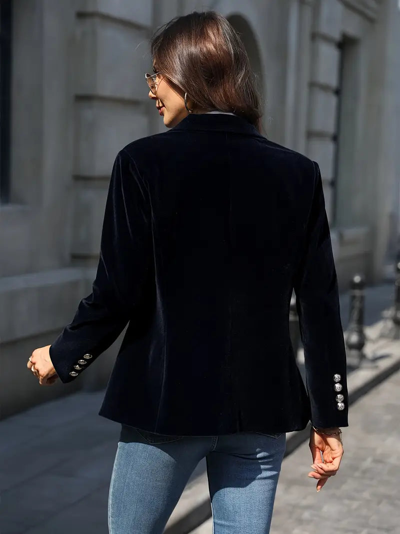JULISSA | ELEGANT VELVET BLAZER David Toronto