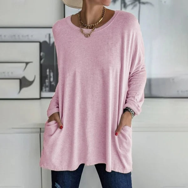 Serenya | Relaxed Long Sleeve Top Olivia & Kendall New York
