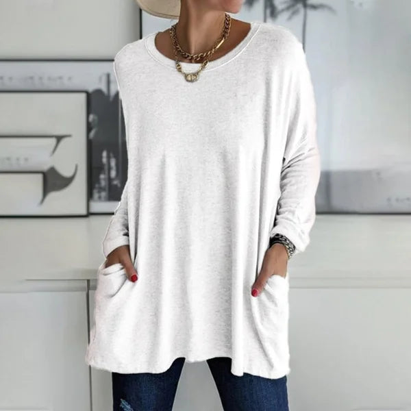 Serenya | Relaxed Long Sleeve Top Olivia & Kendall New York