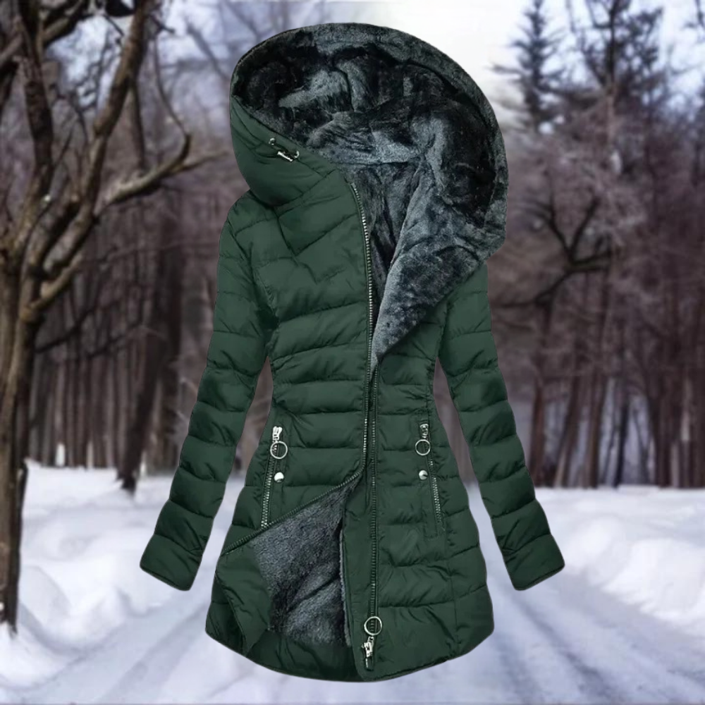 Senna | Elegant Parka with Plush Lining Carver & Rose