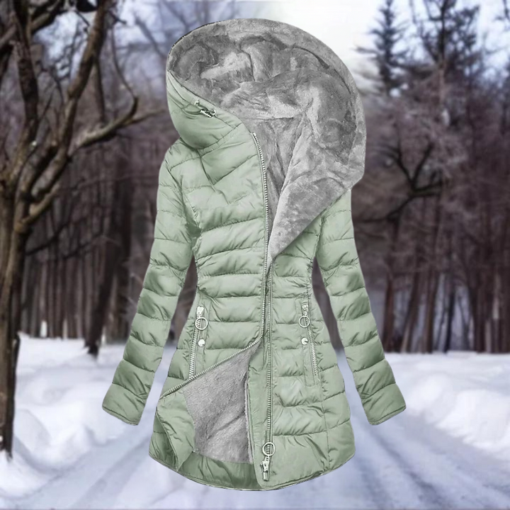 Senna | Elegant Parka with Plush Lining Carver & Rose
