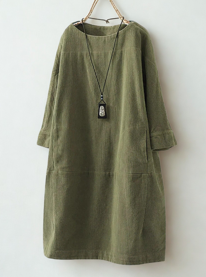 Marivelle™ | Classic Cord Tunic Viola & Vera