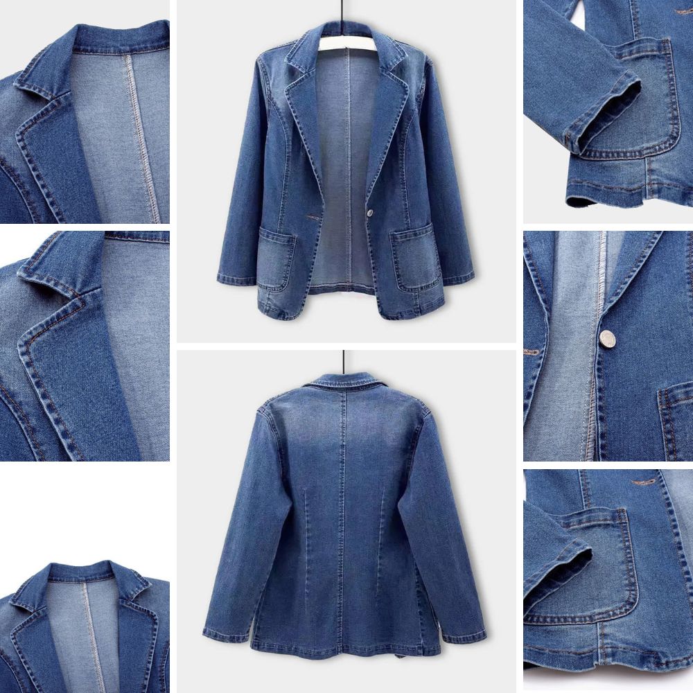 Meja - Stilren denimblazer Anna & Maja