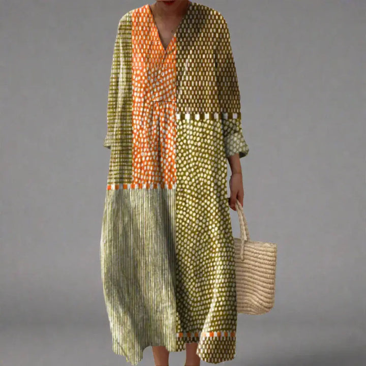 Clara | Elegant geometric dress femmedunord.com