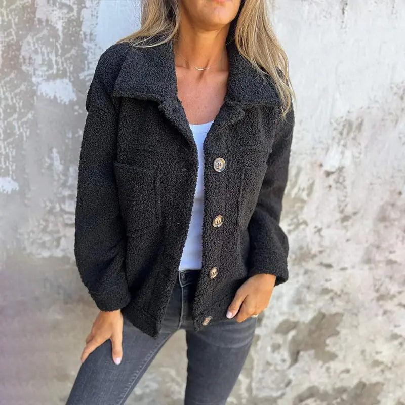 SOFIA | TEDDY FLEECE JACKET femmedunord.com