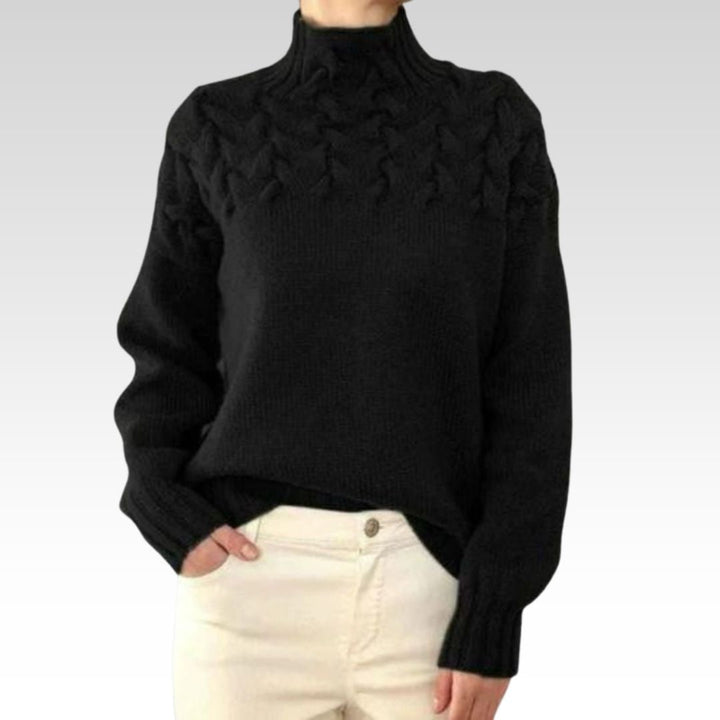 Comfortable Turtleneck Sweater Jennifer & Jacob