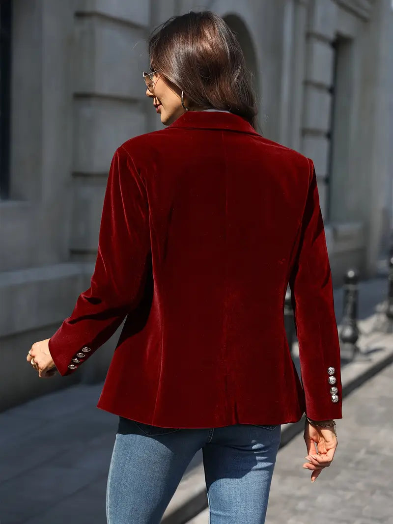 JULISSA | ELEGANT VELVET BLAZER David Toronto