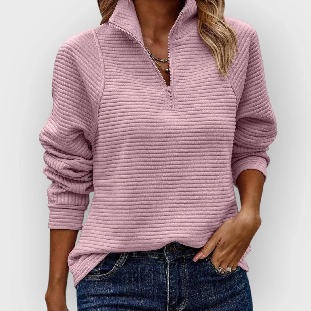 CAROLLAINE | Half-Zip Pullover Ivy Luna