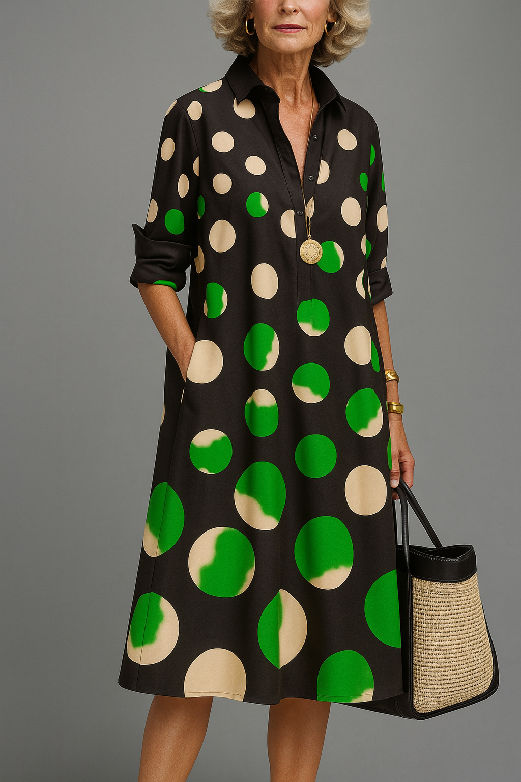 Daniela - Luxe Midi Dress for Effortless Elegance Chloe & Rose Vegas