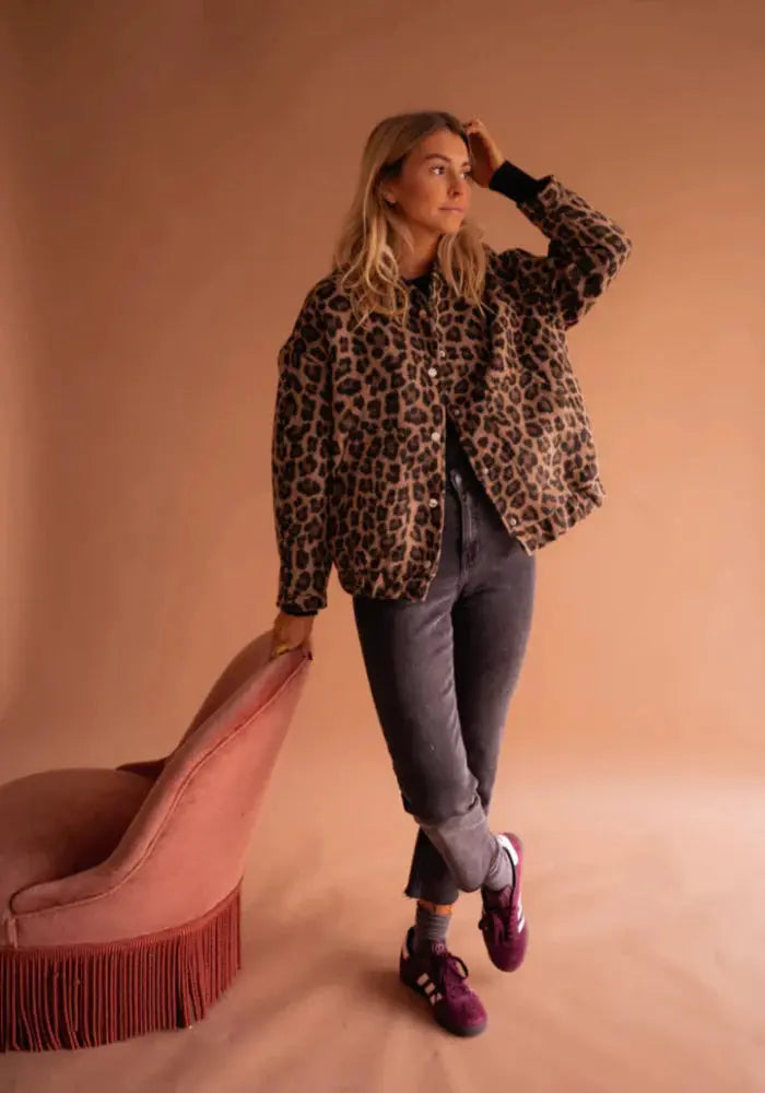WILD VISION™  | Leopard Bomber Jacket femmedunord.com