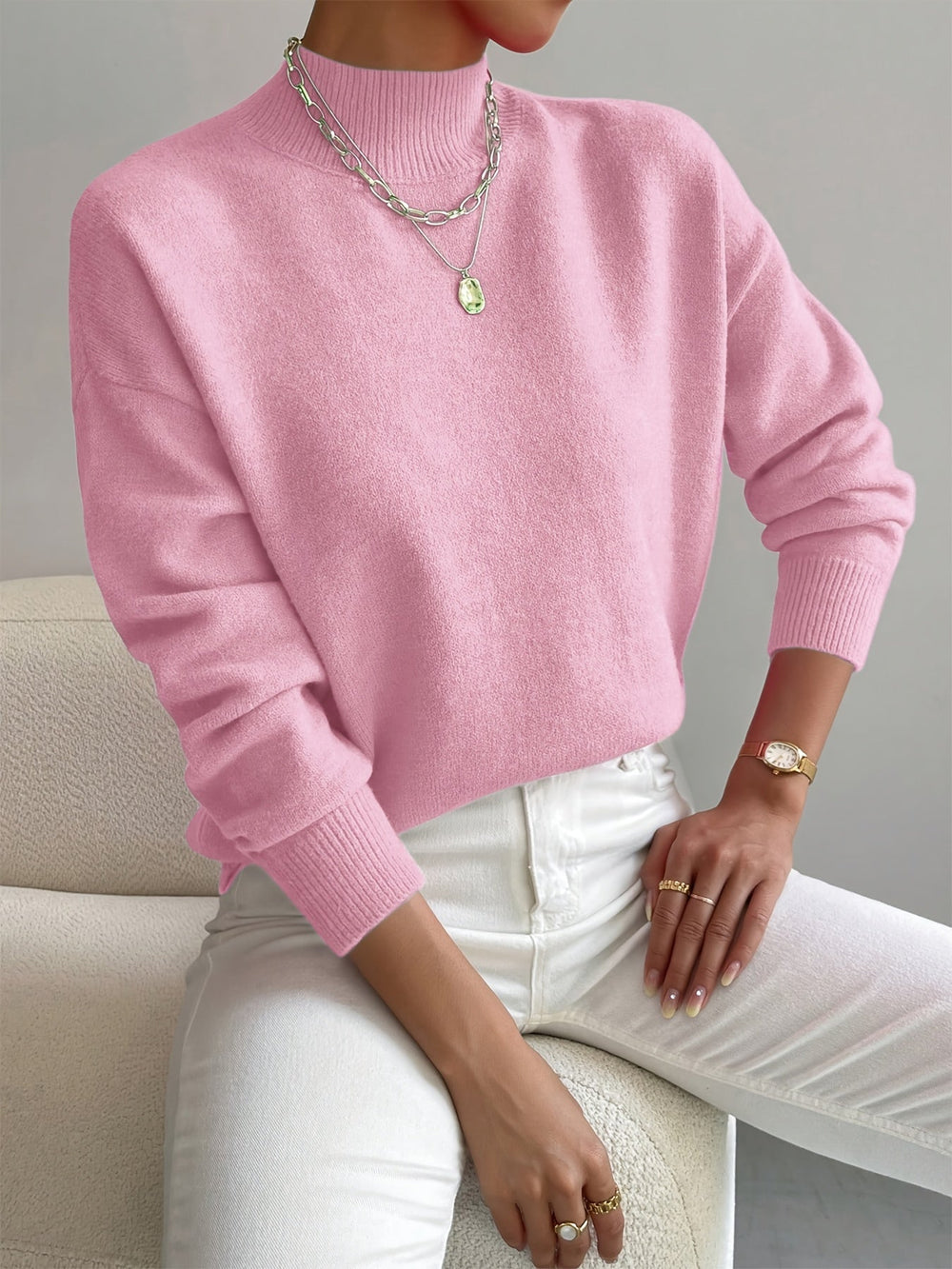 Yannie™ | Elegant warm Pullover .