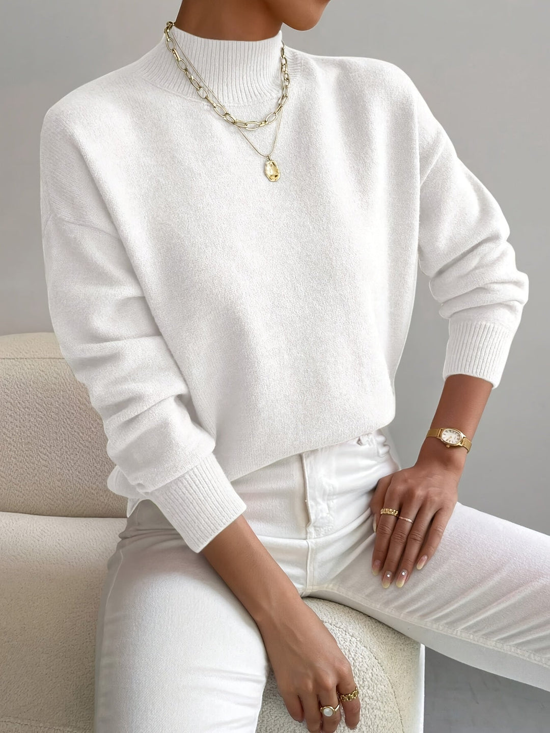 Yannie™ | Elegant warm Pullover .