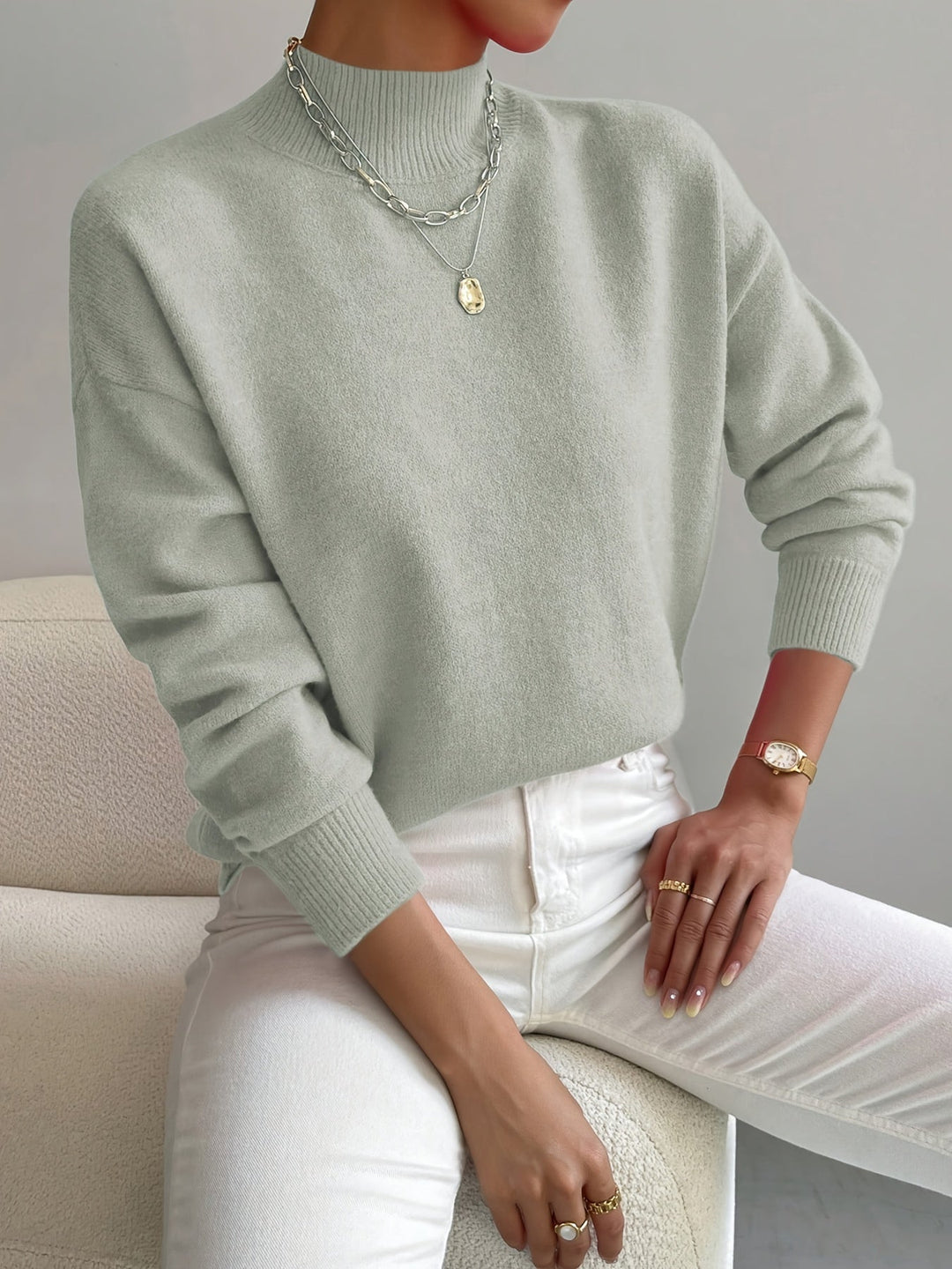 Yannie™ | Elegant warm Pullover .