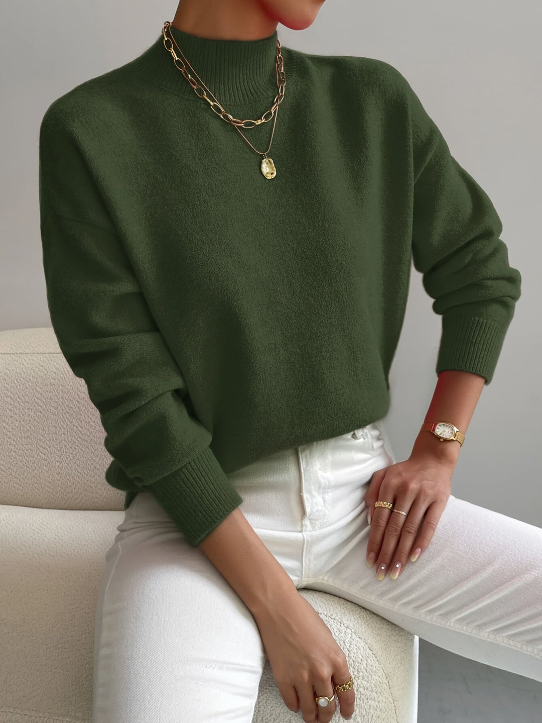 Yannie™ | Elegant warm Pullover .