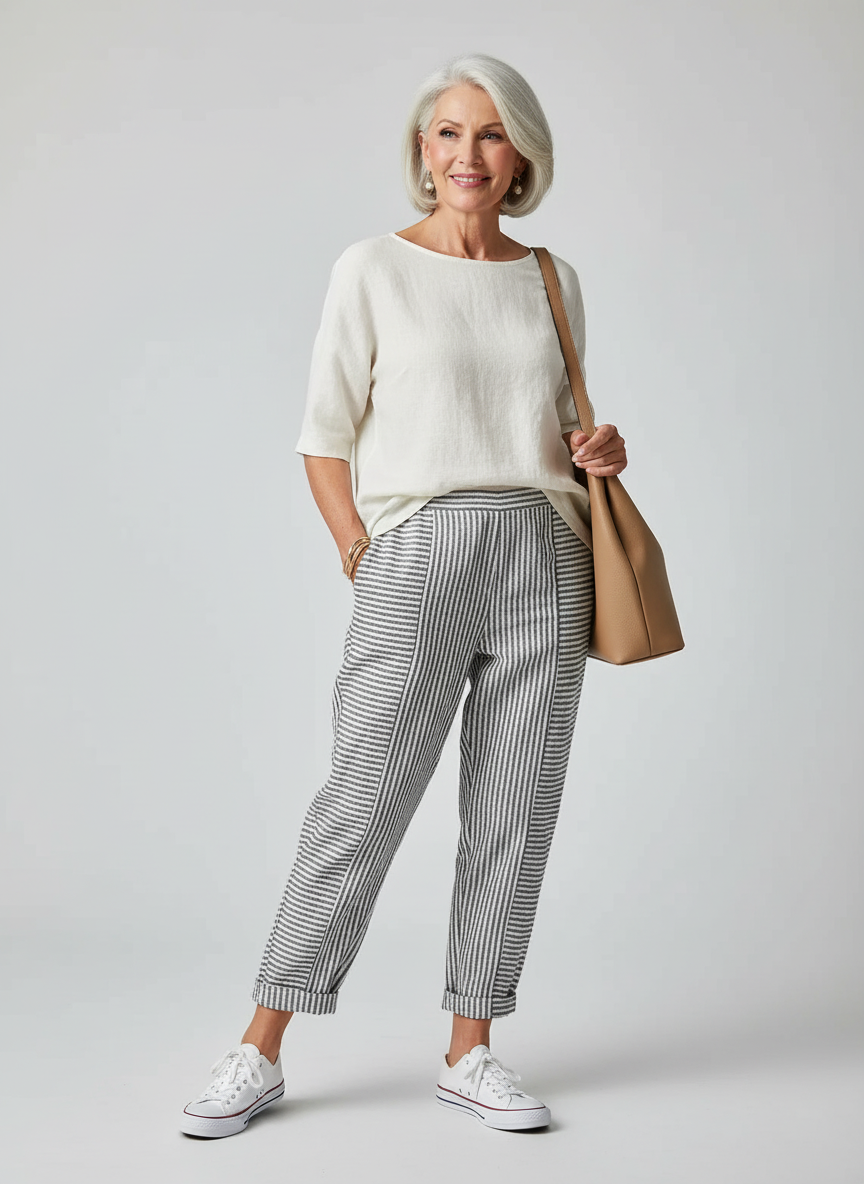 Nyra | Striped trousers Ella & Noah