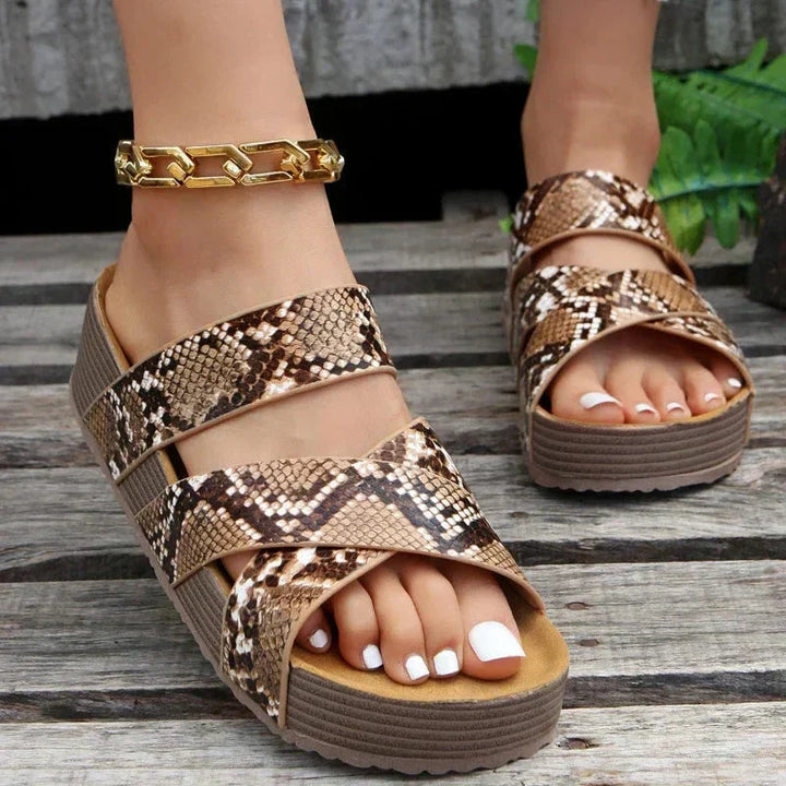 Mirelle™ | Comfort Wedge Sandals Van Gerwen Mode