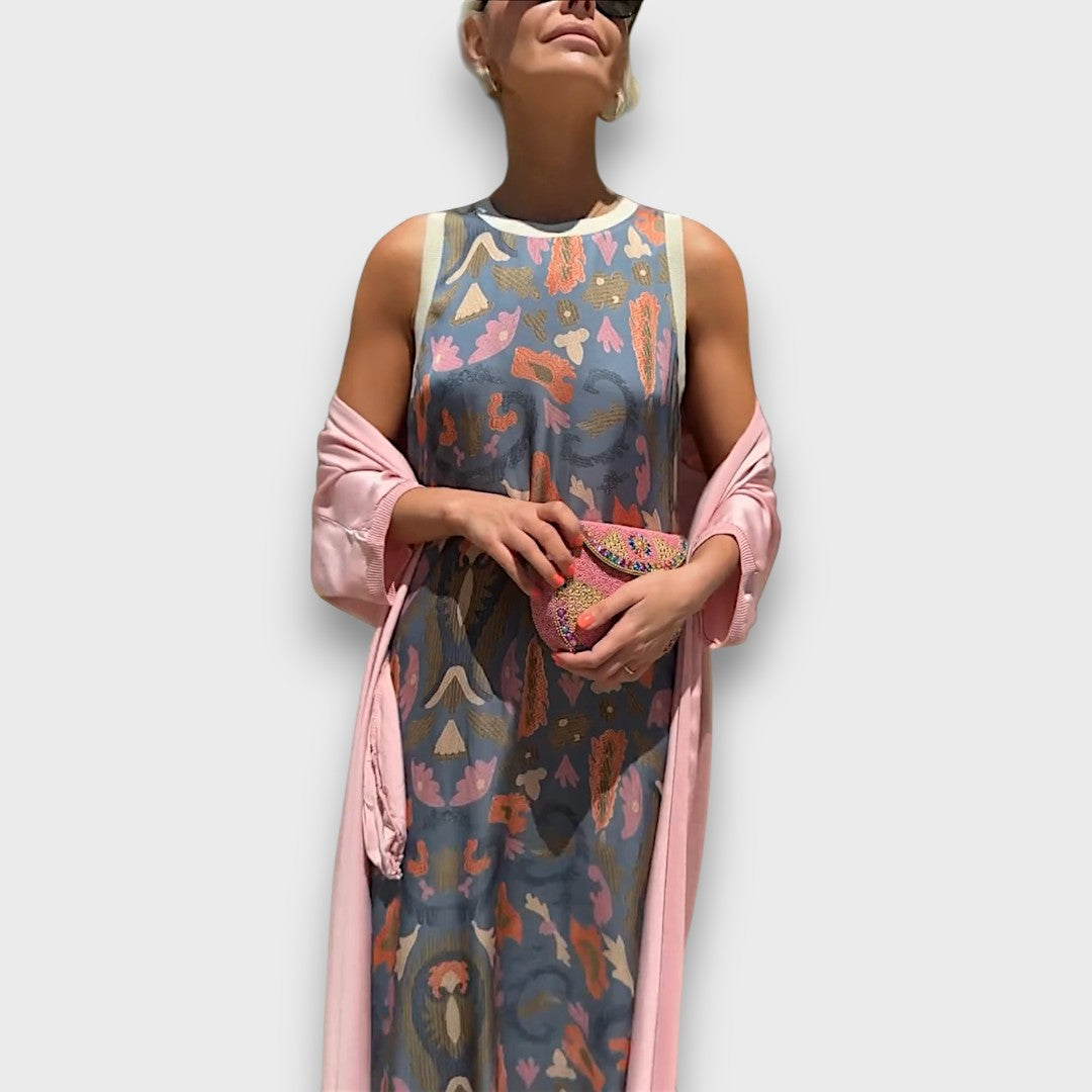 Elveria –  Maxikleid mit Cardigan Emma Fioretti