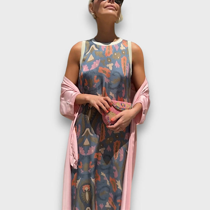 Elveria –  Maxikleid mit Cardigan Emma Fioretti