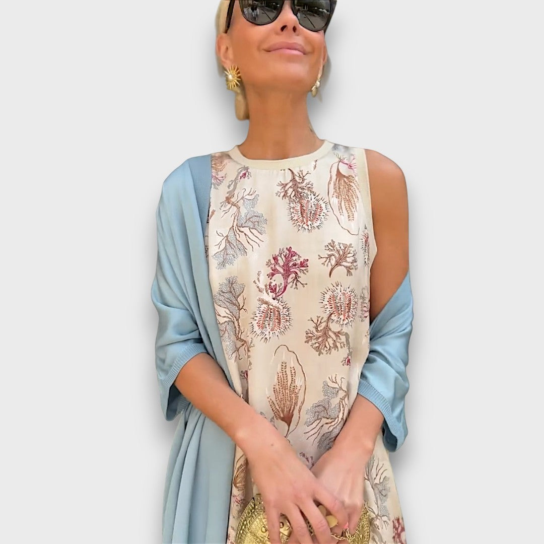 Elveria –  Maxikleid mit Cardigan Emma Fioretti