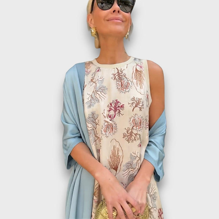 Elveria –  Maxikleid mit Cardigan Emma Fioretti
